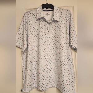 Johnston&Murphy XC4 Skulls Crossbones Men's Golf Polo